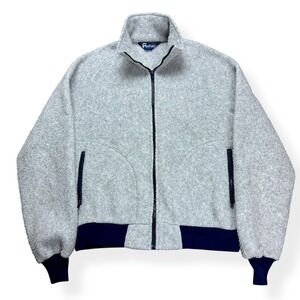 Vintage Penfield Full Zip Polar Fleece Jacket Men's L Gray Made in USA